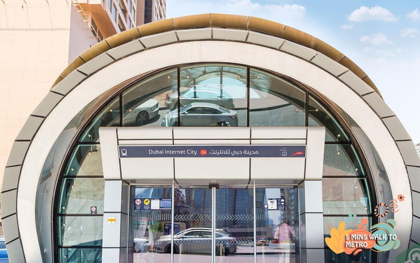 Nomad Partition Room In Barsha Heights 3 Mins To Icm Metro Dubai Eksteriør bilde